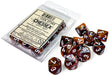 Dice Chessex Dice - Festive Symphony with White - Set of 10 D10 - CHX 27343 - Cardboard Memories Inc.