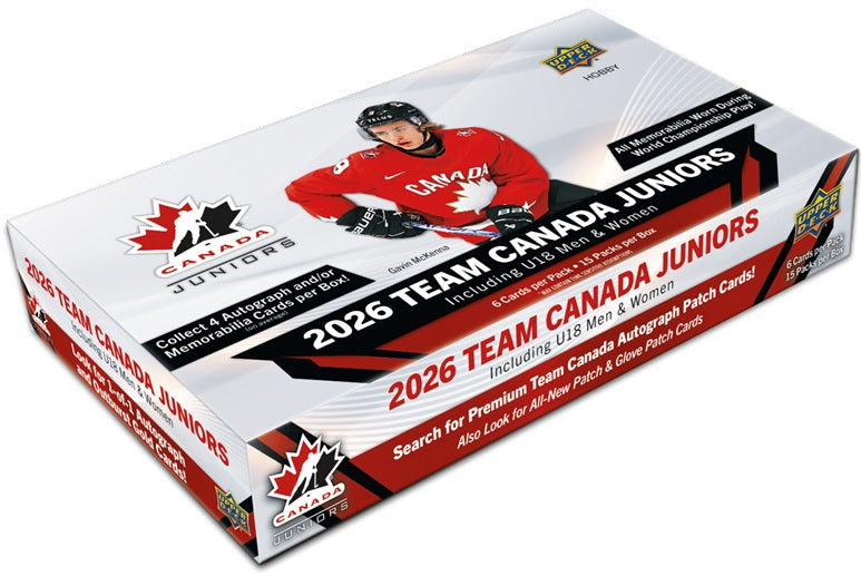 Upper Deck - 2026 - Hockey - Team Canada Juniors Hockey - Hobby Box