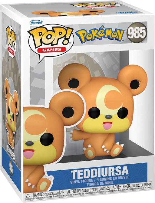 Action Figures and Toys POP! - Games - Pokemon - Teddiursa - Cardboard Memories Inc.