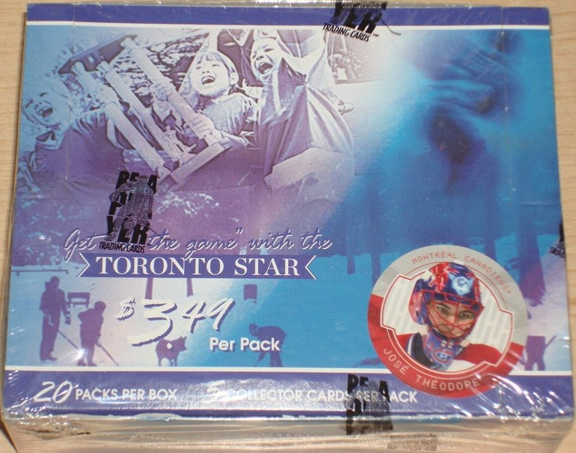 Sports Cards In the Game - 2003-04 - Hockey - Toronto Star - Retail Box - Jose Theodore Variant - Cardboard Memories Inc.