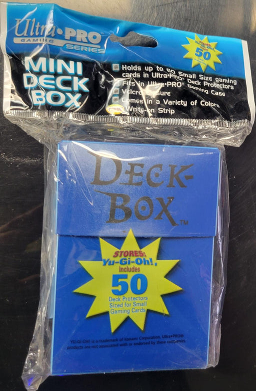 Supplies Ultra Pro - Mini Deck Box & Sleeves - Blue - Cardboard Memories Inc.