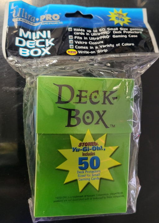 Supplies Ultra Pro - Mini Deck Box & Sleeves - Green - Cardboard Memories Inc.