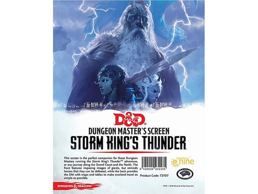 Role Playing Games Wizards of the Coast - Dungeons and Dragons - Storm Kings Thunder - Dungeon Masters Screen - Cardboard Memories Inc.
