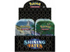 Trading Card Games Pokemon - Shining Fates - 10 Mini Tin Display Box - Cardboard Memories Inc.