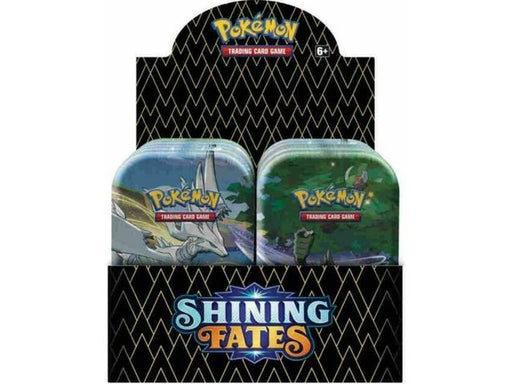 Trading Card Games Pokemon - Shining Fates - 10 Mini Tin Display Box - Cardboard Memories Inc.