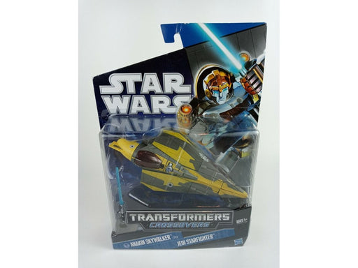Action Figures and Toys Hasbro - Star Wars - Transformers Crossovers - Anakin Skywalker to Jedi Starfighter - Action Figure - Cardboard Memories Inc.