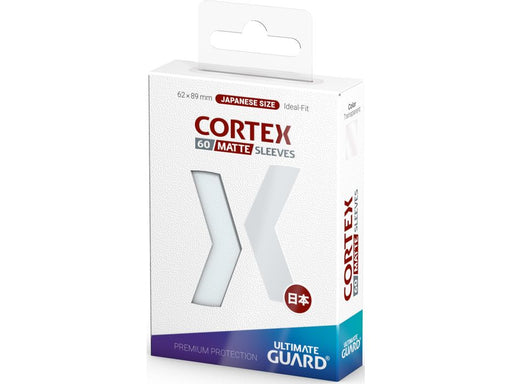 Supplies Ultimate Guard - Cortex Sleeves - Japanese - Matte - Transparent - 60 Count - Cardboard Memories Inc.
