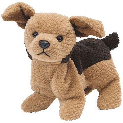 Plush TY Beanie Baby - Tuffy the Dog - Cardboard Memories Inc.