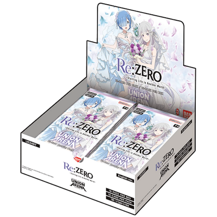 Non Sports Cards Bandai - Union Arena - Re:ZERO - Starting Life in Another World - Booster Box - Cardboard Memories Inc.