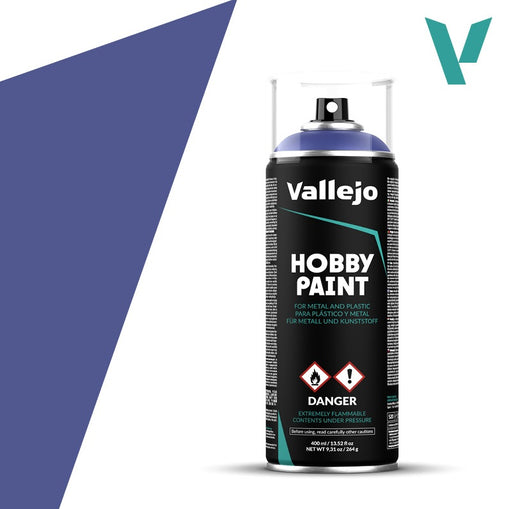 Paints and Paint Accessories Acrylicos Vallejo - Paint Spray - Ultramarine Blue - 28 017 - Cardboard Memories Inc.