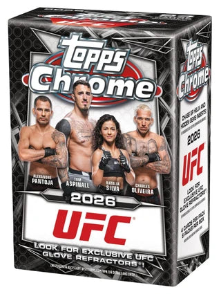 Sports Cards Topps - 2026 - UFC - Chrome - Blaster Value Box - Cardboard Memories Inc.