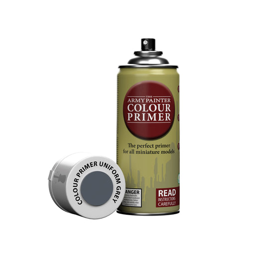 Paints and Paint Accessories Army Painter - Colour Primer - Uniform Grey - Paint Spray - Cardboard Memories Inc.