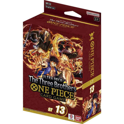 collectible card game Bandai - One Piece Card Game - Ultra Deck - The Three Brothers - Cardboard Memories Inc.