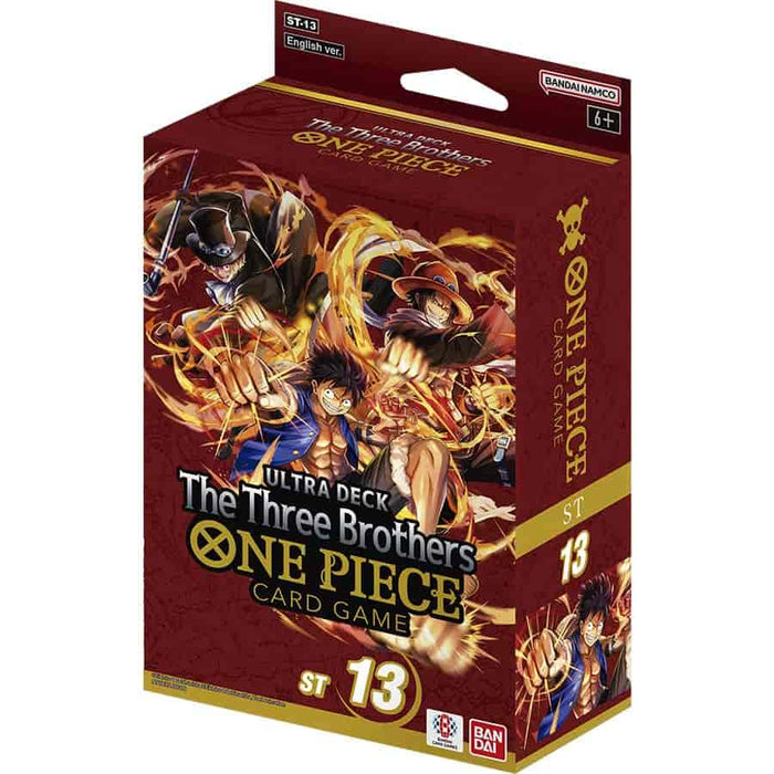 collectible card game Bandai - One Piece Card Game - Ultra Deck - The Three Brothers - Cardboard Memories Inc.