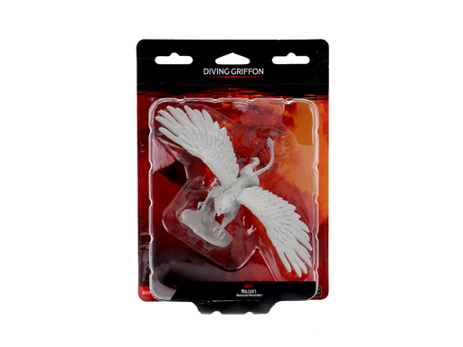 Role Playing Games Wizkids - Dungeons and Dragons - Unpainted Miniature - Nolzurs Marvellous Miniatures - Diving Griffon - 90076 - Cardboard Memories Inc.
