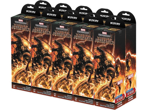 Collectible Miniature Games Wizkids - Marvel - HeroClix - Wheels of Vengeance - Booster Brick - Cardboard Memories Inc.