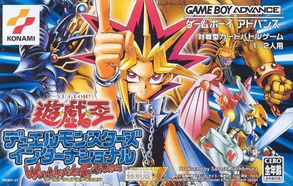 Video Game Supplies Konami - Yu-Gi-Oh! - Duel Monsters International - Game Boy Advance Game - Worldwide Edition - Cardboard Memories Inc.
