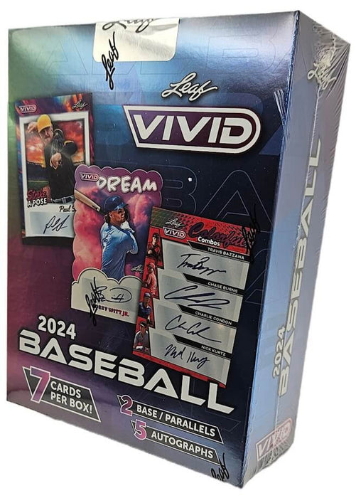 Sports Cards Leaf - 2024 - Baseball - Vivid - Hobby Box - Cardboard Memories Inc.