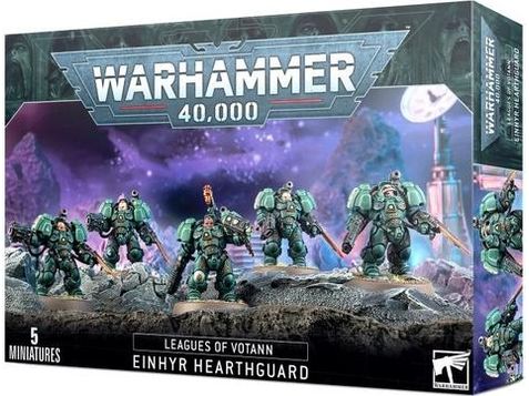 Collectible Miniature Games Games Workshop - Warhammer 40K - Leagues of Votann - Einhyr Hearthguard - 69-04 - Cardboard Memories Inc.