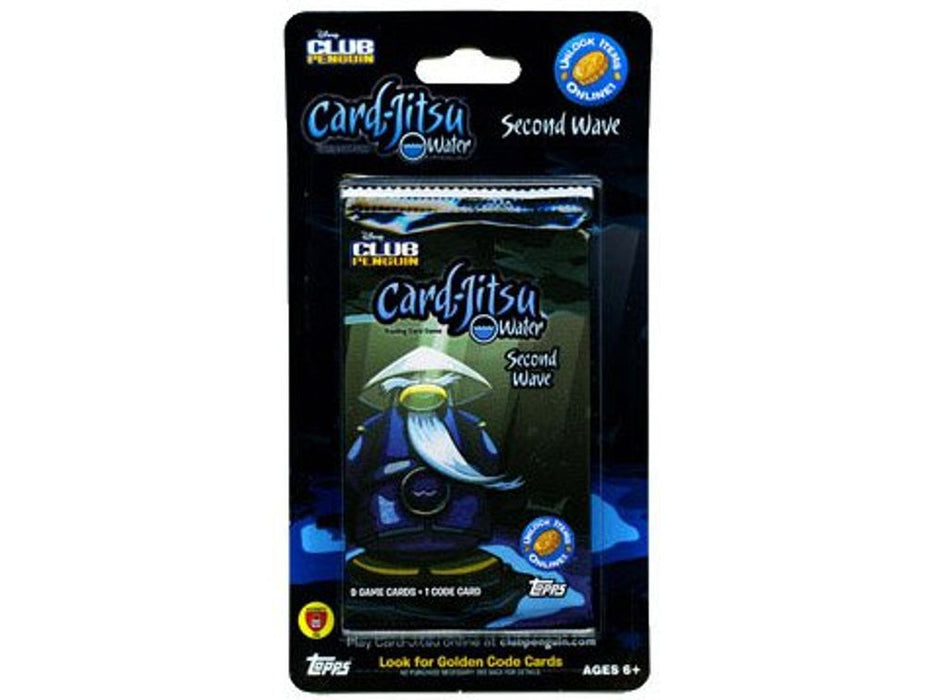 Sports Cards Topps - Club Penguin - Card-Jitsu Water - Blister Pack - Second Wave - Cardboard Memories Inc.