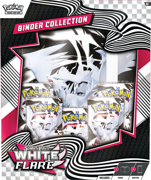 Trading Card Games Pokemon - Scarlet and Violet - Black and White - White Flare - Binder Collection - Cardboard Memories Inc.