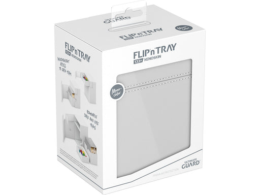 Supplies Ultimate Guard - Flip N Tray Xenoskin - Monocolor White - 133 - Cardboard Memories Inc.