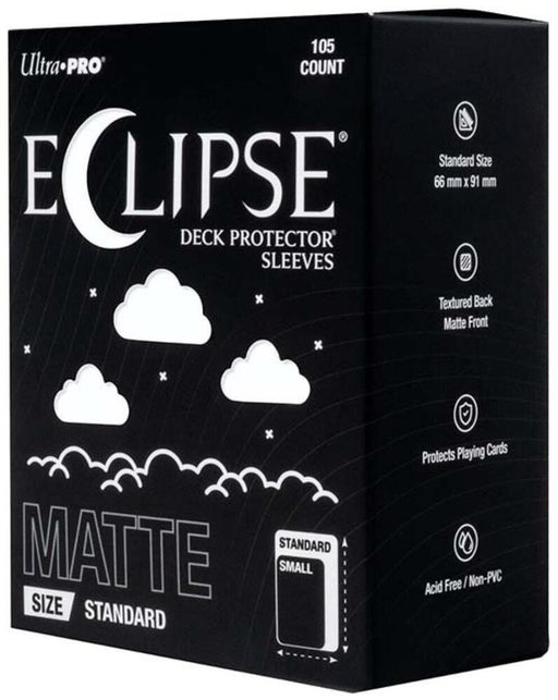 Supplies Ultra Pro - Eclipse Matte Deck Protectors - Standard Size - 105 Count Arctic White - Cardboard Memories Inc.