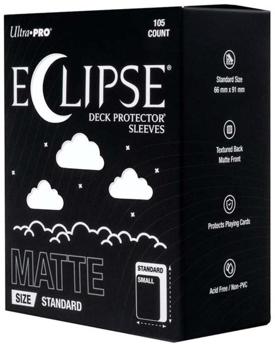 Ultra Pro - Eclipse Matte Deck Protectors - Standard Size - 105 Count Arctic White