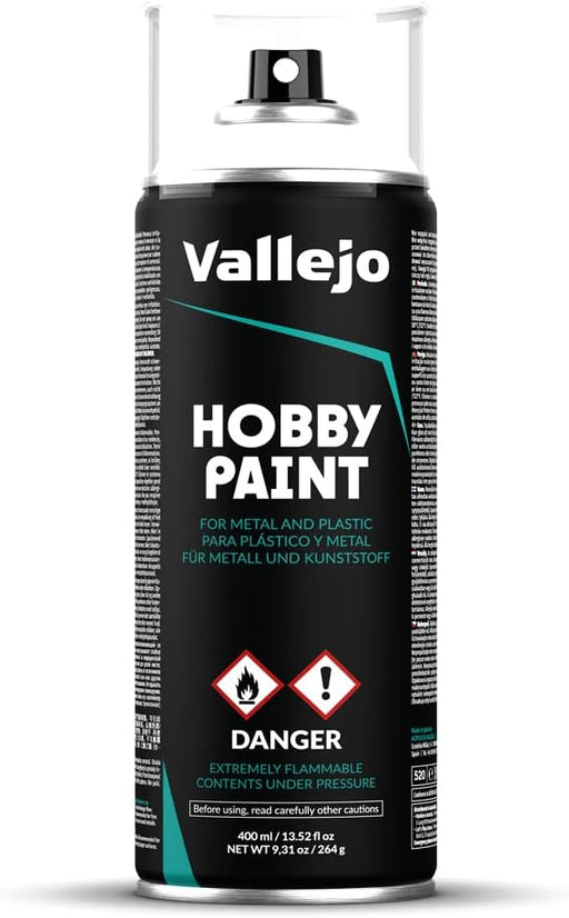 Paints and Paint Accessories Acrylicos Vallejo - Paint Spray - White - 28 010 - Cardboard Memories Inc.