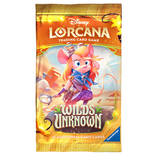 Supplies Disney - Lorcana - Wilds Unknown - Booster Pack - Cardboard Memories Inc.