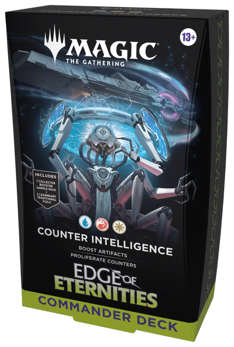 Trading Card Games Magic the Gathering - Edge of Eternities - Counter Intelligence - Commander Deck - Cardboard Memories Inc.