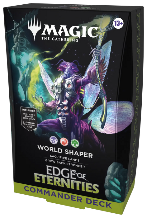 Trading Card Games Magic the Gathering - Edge of Eternities - World Shaper - Commander Deck - Cardboard Memories Inc.