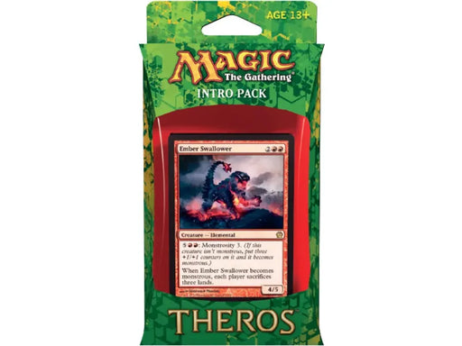 Trading Card Games Magic the Gathering - Theros - Intro Pack - Blazing Beasts of Myth - Cardboard Memories Inc.