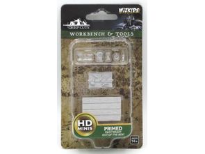 Role Playing Games Wizkids - Dungeons and Dragons - Unpainted Miniature - Deep Cuts - Workbench and Tools - 73369 - Cardboard Memories Inc.