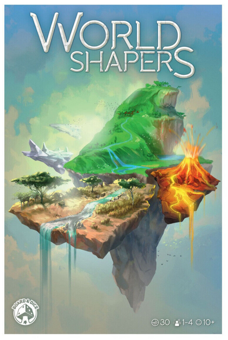 Board Games Board and Dice - World Shapers - Cardboard Memories Inc.