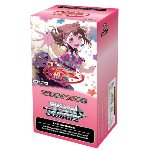 Trading Card Games Bushiroad - Weiss Schwarz - Bang Dream - 10th Anniversary - Premium Booster Box - Cardboard Memories Inc.