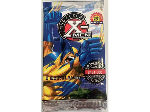 Trading Card Games Fleer - 1996 - Marvel - X-Men - Walmart Trading Cards Pack - Cardboard Memories Inc.