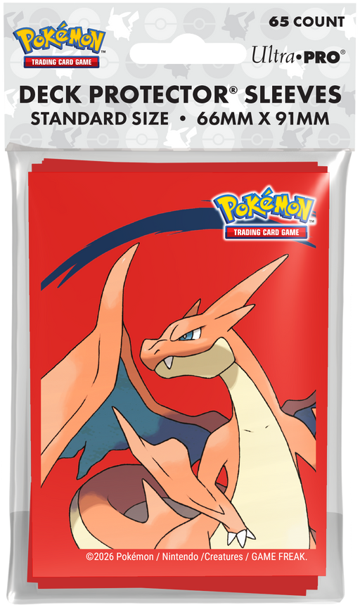 Trading Card Games Ultra Pro - Pokemon - Mega Charizard Y - Standard Sized Sleeves - 65 Count - Cardboard Memories Inc.