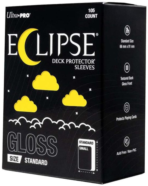 Supplies Ultra Pro - Eclipse Gloss Deck Protectors - Standard Size - 105 Count Lemon Yellow - Cardboard Memories Inc.