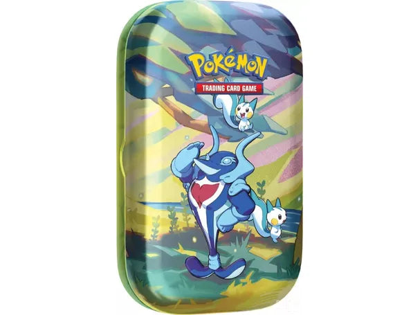 Trading Card Games Pokemon - Scarlet and Violet - Vibrant Paldea - Mini Tin - Palafin Hero Form and Pachirisu - Cardboard Memories Inc.