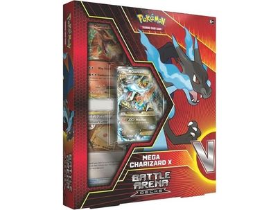Trading Card Games Pokemon - Battle Arena Deck - Mega Charizard X - Cardboard Memories Inc.