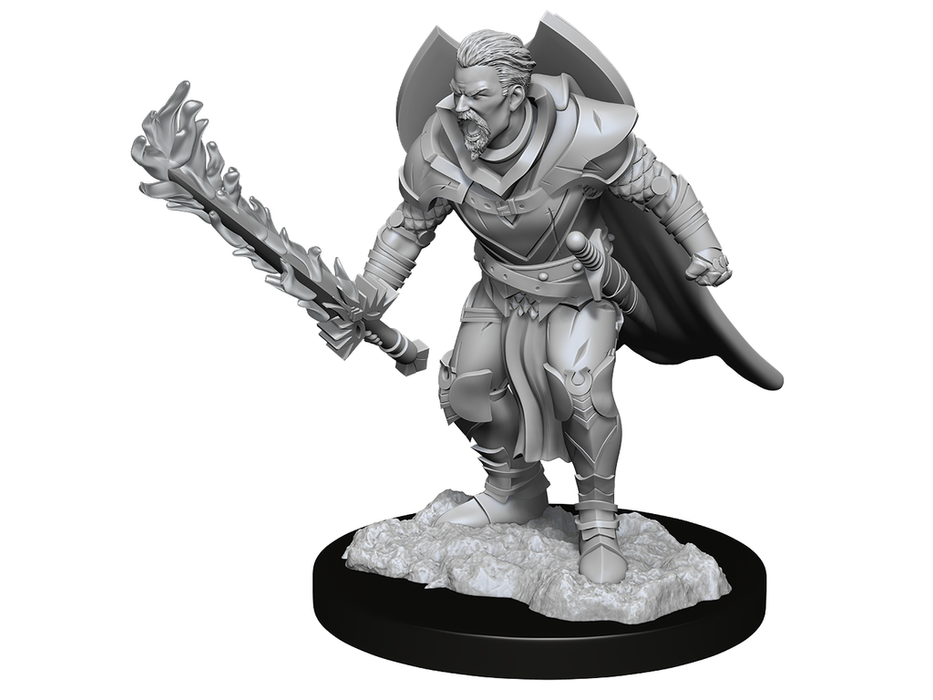 Role Playing Games Paizo - Pathfinder - Unpainted Miniatures - Deep Cuts - Human Champion Male - 90263 - Cardboard Memories Inc.