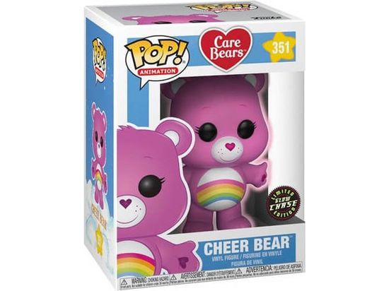 Action Figures and Toys POP! - Television - Care Bears - Cheer Bear - Chase - Cardboard Memories Inc.