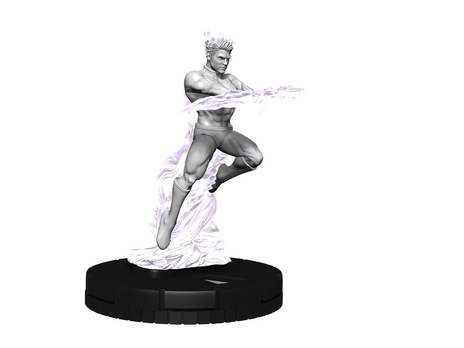 Collectible Miniature Games Wizkids - Marvel - HeroClix - Unpainted Miniatures - Deep Cuts - Fantastic Four - Human Torch - 84818 - Cardboard Memories Inc.