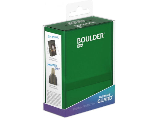 Supplies Ultimate Guard - Boulder Deck Case - Emerald - 40+ - Cardboard Memories Inc.