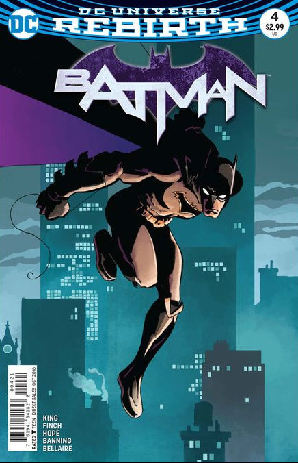 Comic Books DC Comics - Batman (2016 3rd Series) 004 - Cover B Variant Edition (Cond. FN-) - 1989 - Cardboard Memories Inc.