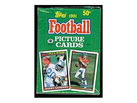 Sports Cards Topps - 1991 - Football - Hobby Box - Cardboard Memories Inc.