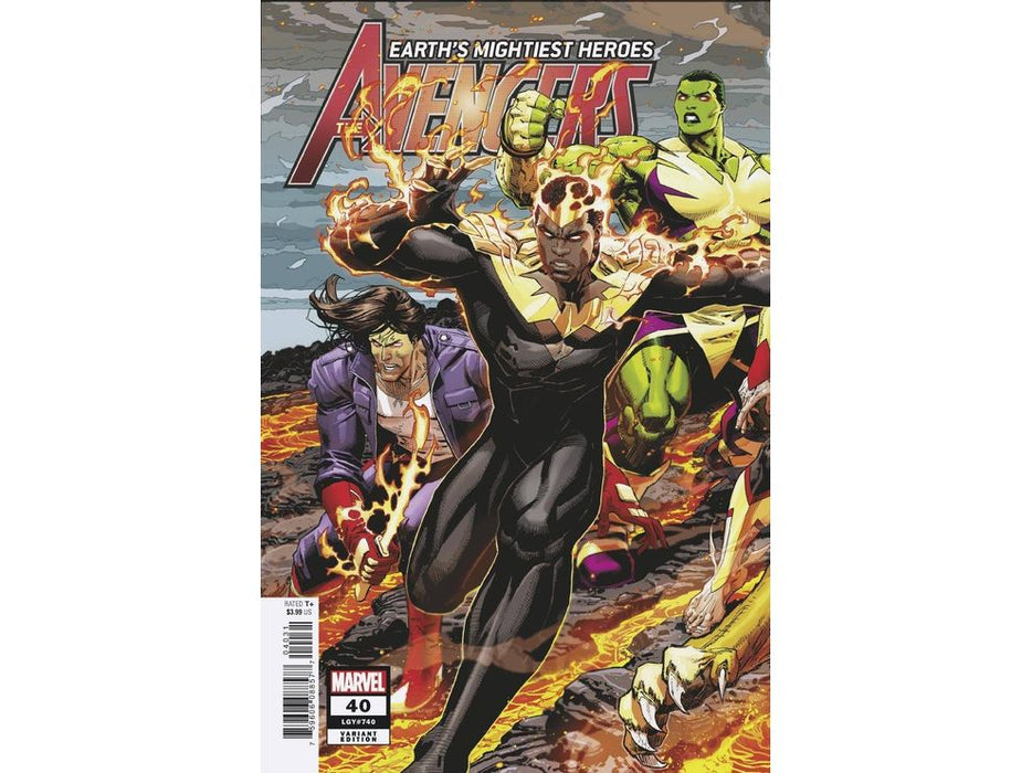 Comic Books Marvel Comics - Avengers 040 - Weaver Connecting Variant Edition (Cond. VF-) - 5732 - Cardboard Memories Inc.
