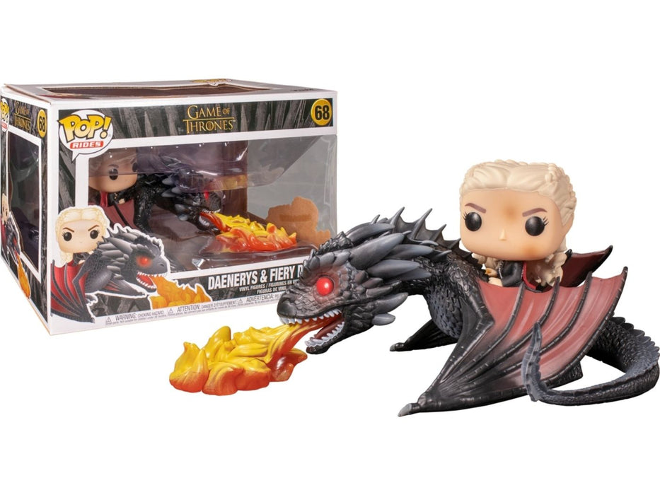 Action Figures and Toys POP! - Television - Game Of Thrones - Daenerys and Fiery Drogon - Cardboard Memories Inc.