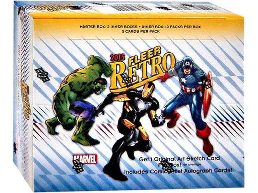 Non Sports Cards Upper Deck - 2015 - Fleer Retro Marvel - Hobby Box - Cardboard Memories Inc.